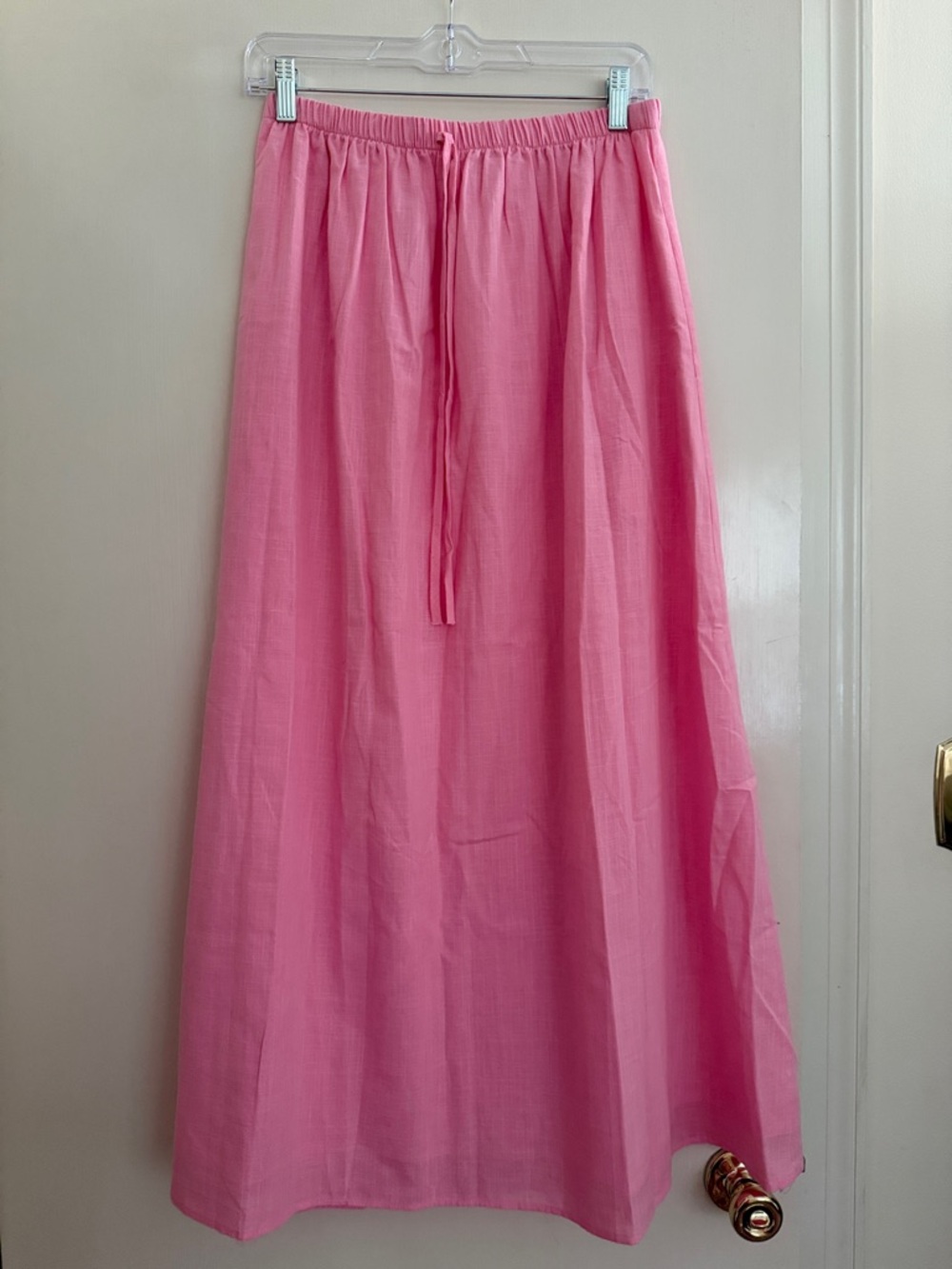 Petal & Pup Pink Drawstring Maxi Skirt